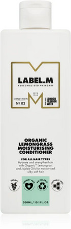 label.m Organic Lemongrass Moisturising Conditioner hydratačný kondicionér s výťažkami z citrónovej trávy