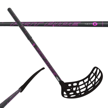 Fat Pipe NEXT-G 29 CTRL black/neon pink Floorball Schläger