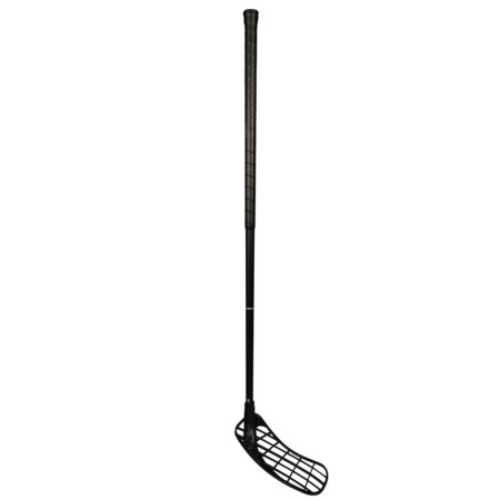 Salming Nitrolite Hawk F30 JR Black/Silver Florbalová hůl