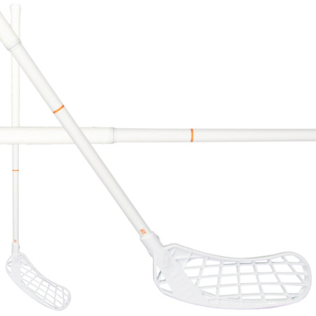 Salming Midlite Q2 F35 JR White/Nectarine Floorball Schläger