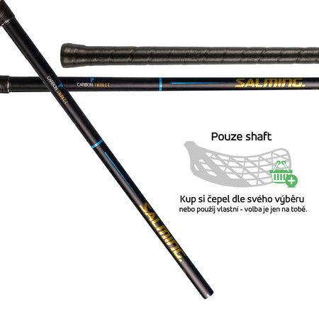 Salming P-Series Carbon Impact F29 Black/Cyan Shaft florbalové palice