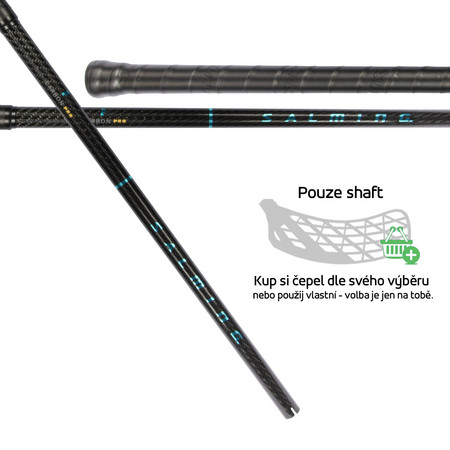 Salming P-Series Carbon Pro F29 Black/Cyan Shaft florbalové palice