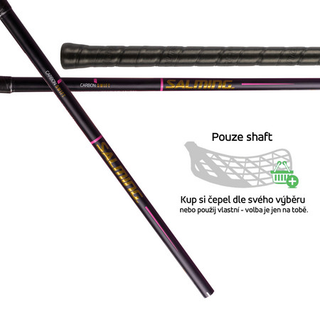 Salming Q-Series Carbon Swift F29 Black/Magenta Shaft florbalové palice