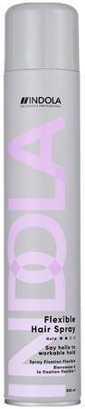Indola Finish Flexible Hair Spray Vegan microfine spray lacquer for medium fixation