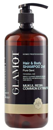 Glamot Pure Gent Hair & Body Shampoo 2in1 2-in-1 Haarshampoo und Duschgel für Männer