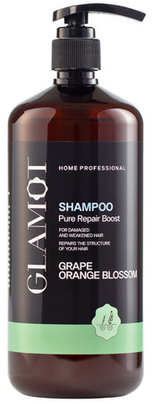 Glamot Pure Repair Boost Shampoo regenerierendes Shampoo für geschädigtes Haar