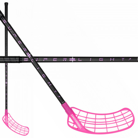 Zone floorball DREAM AIR SUPERLIGHT 29 OVAL black/magenta Florbalová hůl