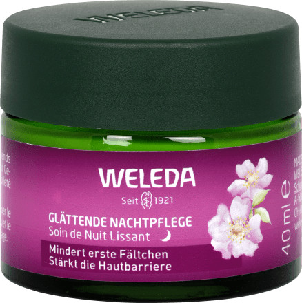 Weleda Wild Rose Night Cream Wild Rose & White Tea Aufhellende Nachtcreme mit Wildrose und weißem Tee