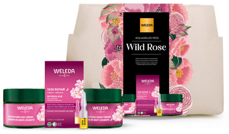 Weleda Wild Rose Premium Brightening Care prémiová rozjasňující péče Divoká růže