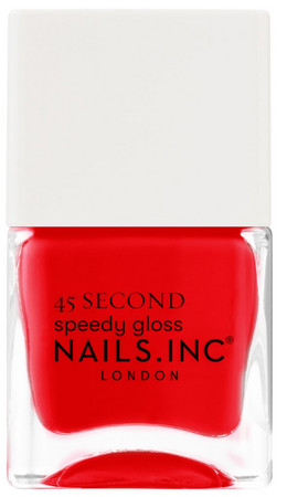 Nails Inc. London 45 Second Speedy Gloss schnelltrocknender Nagellack mit Nagelpflege