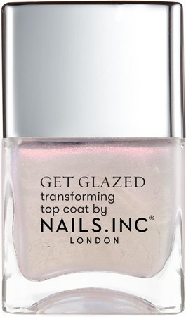 Nails Inc. London Better On Top Quick-Drying Top Coat - Glaze glänzender Top Coat mit Pflege & zartem Glitzer