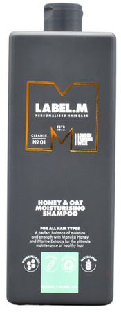 label.m Honey & Oat Moisturising Shampoo hydratační šampon s výytažky z medu a ovsa