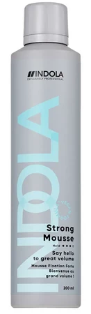 Indola Finish Strong Mousse Vegan pěna na vlasy se silnou fixací