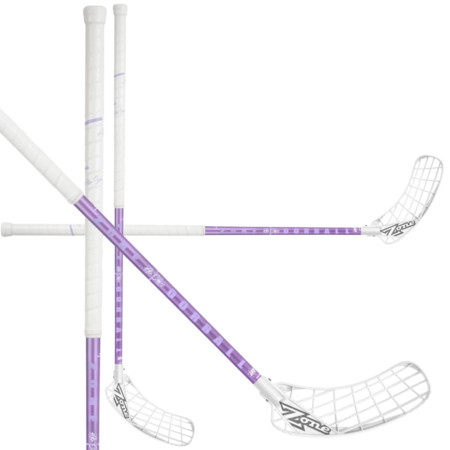 Zone floorball HYPER AIR Light 30 white/icepurple Florbalová hokejka