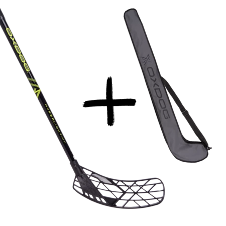 Oxdog HYPERLIGHT HES 27 YL ROUND FSL MBC + Stickbag Set Schläger mit Tasche