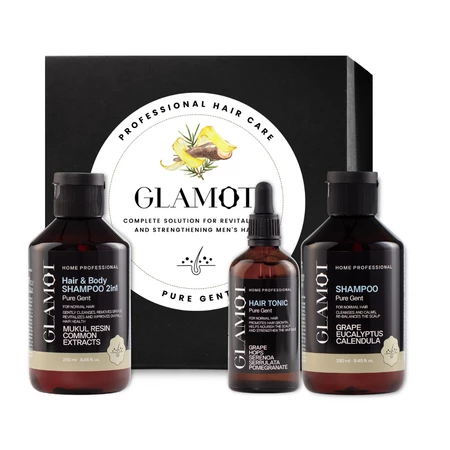 Glamot Pure Gent Complex Set dárkový set komplexní vlasové péče pro muže