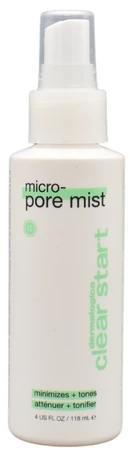 Dermalogica Clear Start Micro-Pore Mist toner for minimizing pores and refreshing the skin