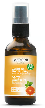 Weleda Purifying Room Spray Vitality čistící pokojový sprej pro osvěžení a povzbuzení