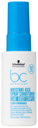 Schwarzkopf Professional Bonacure Moisture Kick Moisture Kick Spray Conditioner Care-Boost Complex Leave-in Spray für Feuchtigkeit