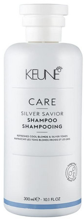 KEUNE Silver Savior Shampoo stříbrný šampon pro šedé, stříbrné a bílé vlasy