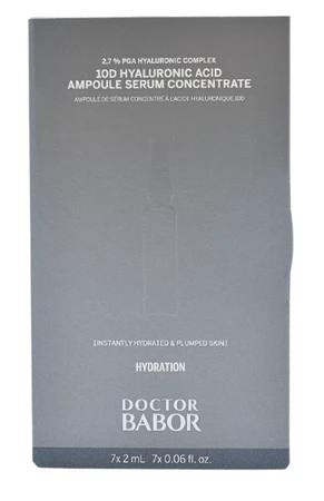 Babor Doctor 10D Hyaluronic Acid Ampoule treatment for restoring and hydrating dehydrated skin