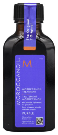 MoroccanOil Treatment Purple olejová péče pro blond, zesvětlené a šedivé vlasy