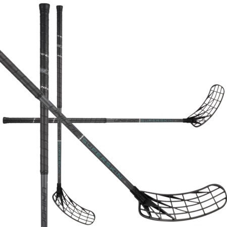 Unihoc Unilite SUPERSKIN PRO 29 graphite/turquoise Floorball schläger