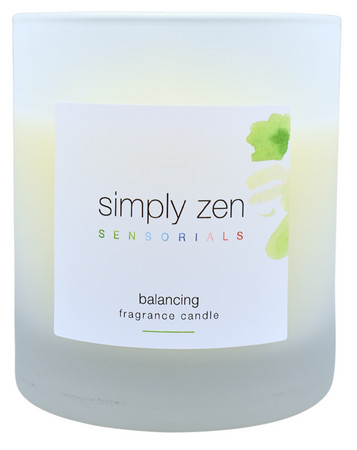 Simply Zen Sensorials Balancing Fragrance Candle vonná svíčka s harmonizující dřevitou vůní