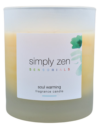 Simply Zen Sensorials Soul Warming Fragrance Candle vonná svíčka s hřejivou vůní