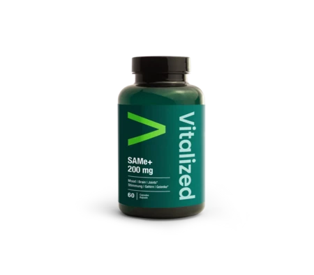 Vitalized SAMe+ Supports mental health, joints, and liver function