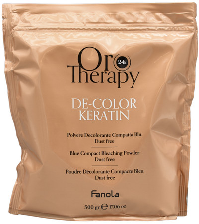 Fanola OroTherapy De-Color Therapy Kompaktes blaues Bleichpulver
