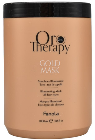 Fanola OroTherapy Gold Mask brightening hair mask for all hair types