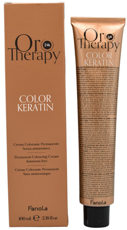 Fanola OroTherapy Color Keratin Permanent Colouring Cream Amonia Free Ammoniakfreie permanente Cremefarbe für Haare