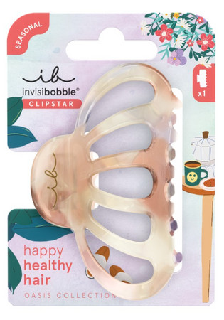 Invisibobble Oasis Clipstar L Heaven Blue velký skřipec pro husté a kudrnaté vlasy