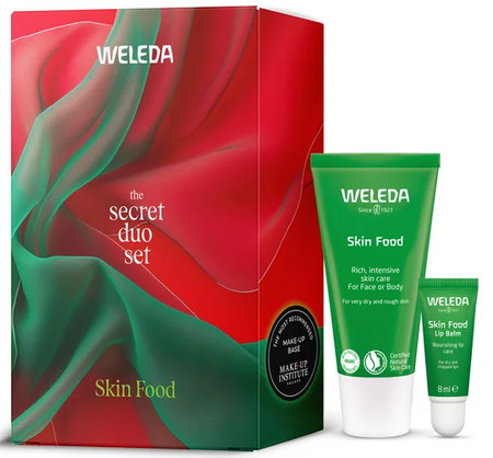 Weleda Skin Food Secret Duo Set ChatGPT řekl: Kosmetikset zur Vorbereitung der Haut auf Make-up