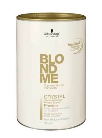 SCHWARZKOPF BLONDME Crystal Transparent Gel Bleach System Powder