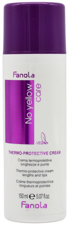 Fanola No Yellow Thermo-Protective Cream heat protection cream for blonde and bleached hair