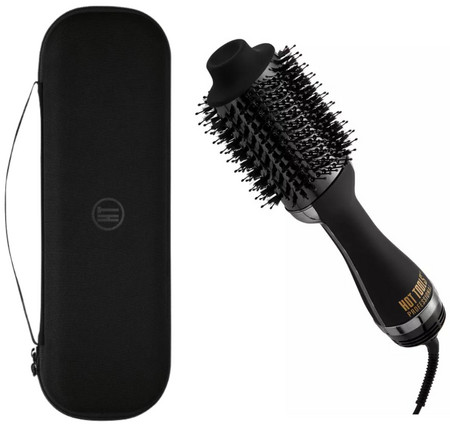 Hot Tools Black Gold Volumiser Set Heißluftbürste für Volumen mit Schutzetui