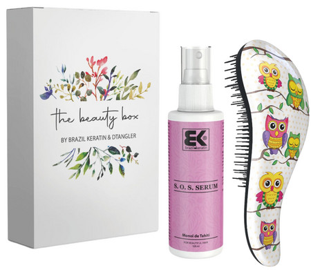 Dtangler Beauty Box SOS Set zum einfachen Kämmen der Haare mit Bürste