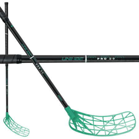 Unihoc EVOLITE PRO FL 29 black/turq OVAL Floorball stick