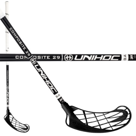 Unihoc Basic CAVITY Z 29 black/white Floorball Schläger