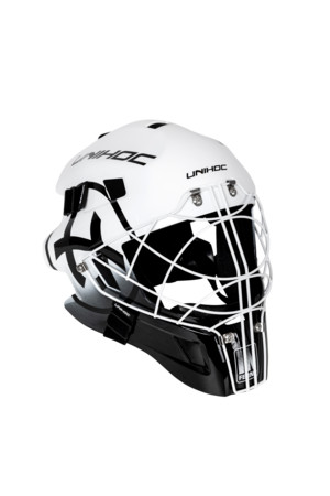 Unihoc INFERNO 66 white/black Brankárska maska