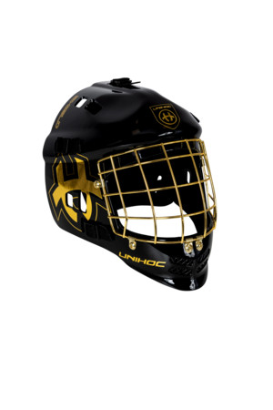 Unihoc SHIELD LTD EDT black/gold Brankářská maska