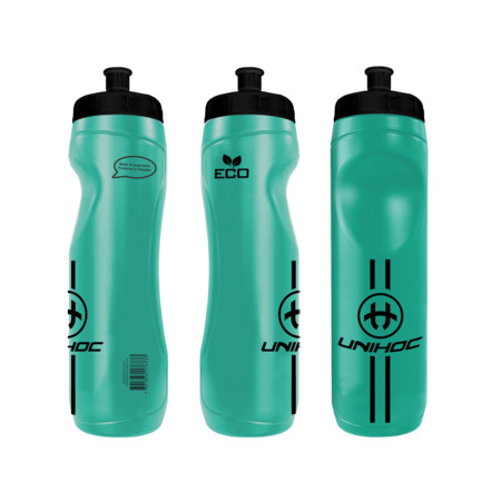 Unihoc Water Bottle ECO turquoise/black 0.9L Flasche