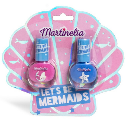 Martinelia Let's Be Mermaids Nails Duo Mermaid-themed set of two kids’ nail polishes