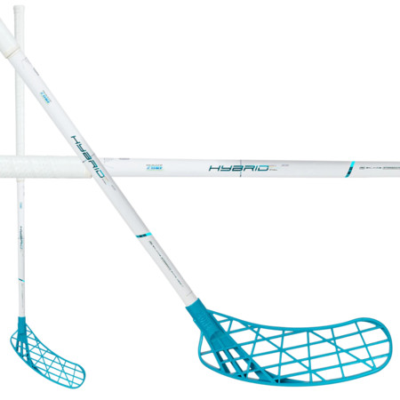 Zone floorball AIR/ONE HYBRID SL 29 OVAL white Florbalová hůl