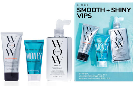 Color WOW Smooth + Shiny VIPS sada pre hladké, lesklé a zdravo vyzerajúce vlasy