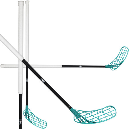 Zone floorball ULTRALIGHT 29 THIN black/turq Floorball stick