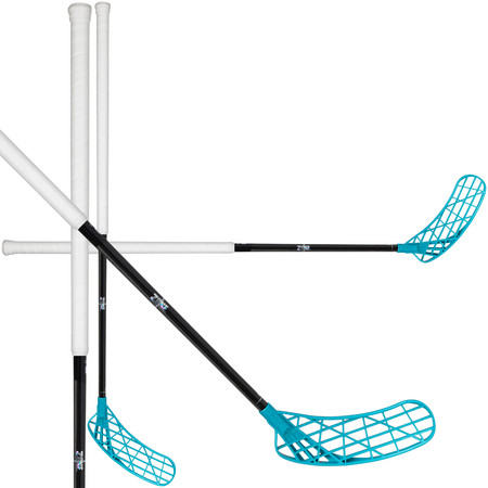 Zone floorball SUPERLIGHT 27 THIN black/turq Floorball stick