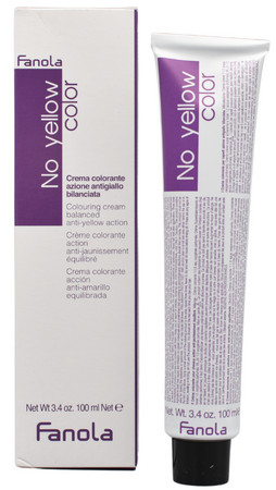 Fanola No Yellow Color Ice Toner Professioneller Anti-Gelbstich-Toner für kühles Eisblond